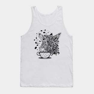 Coffee Wolf Tank Top